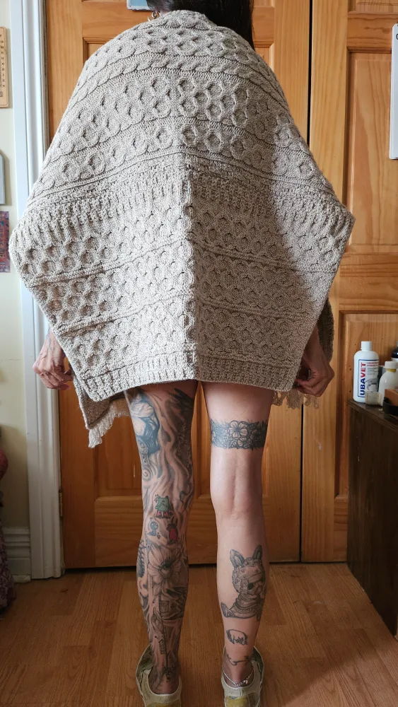 Cable Knit Shawl image indicator(3)