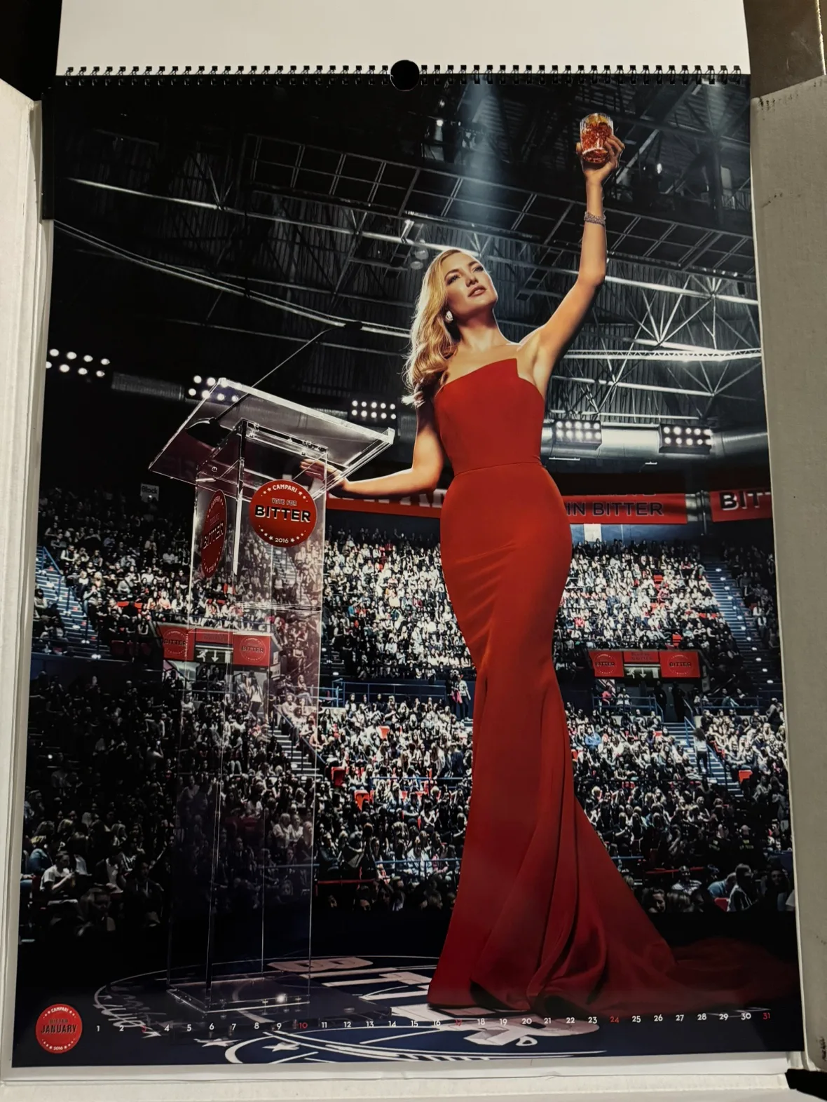 Campari Bittersweet Campaign-Kate Hudson 2016 Calendar image indicator(6)