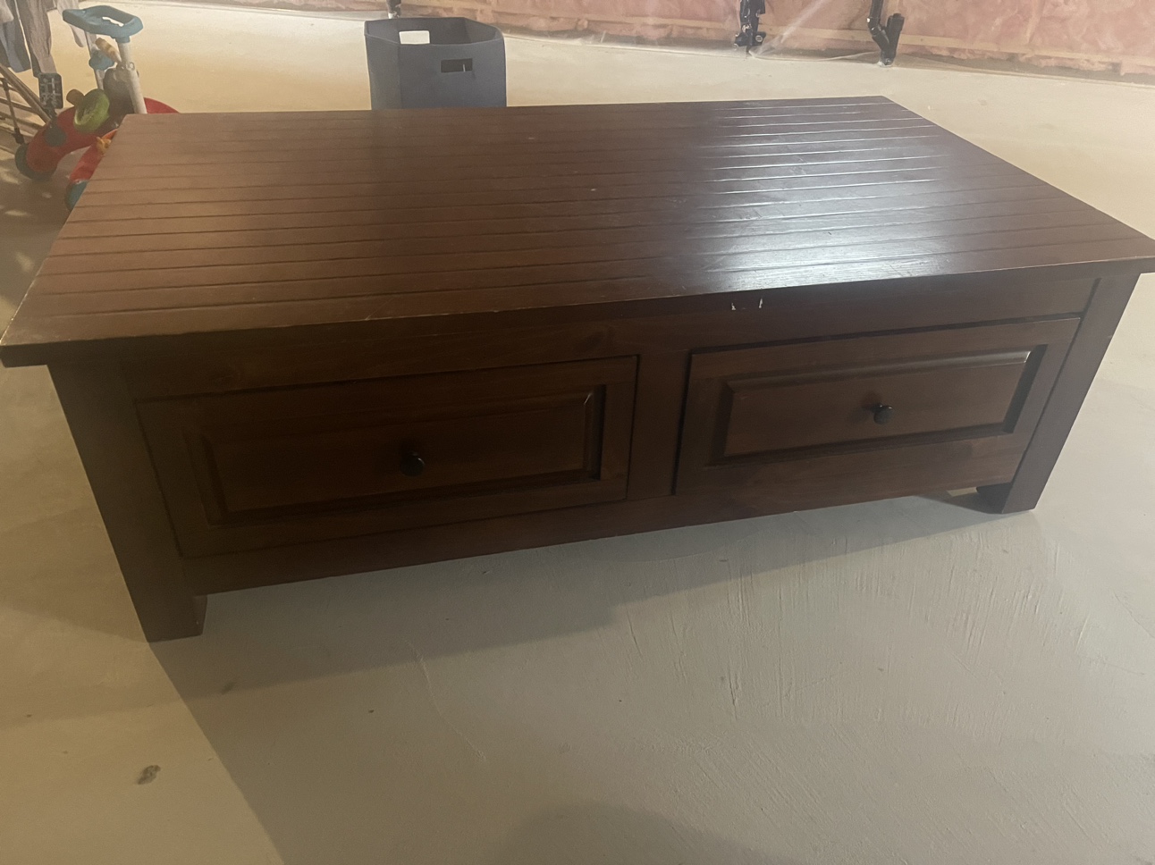 Coffee Table with Drawers - photo 3