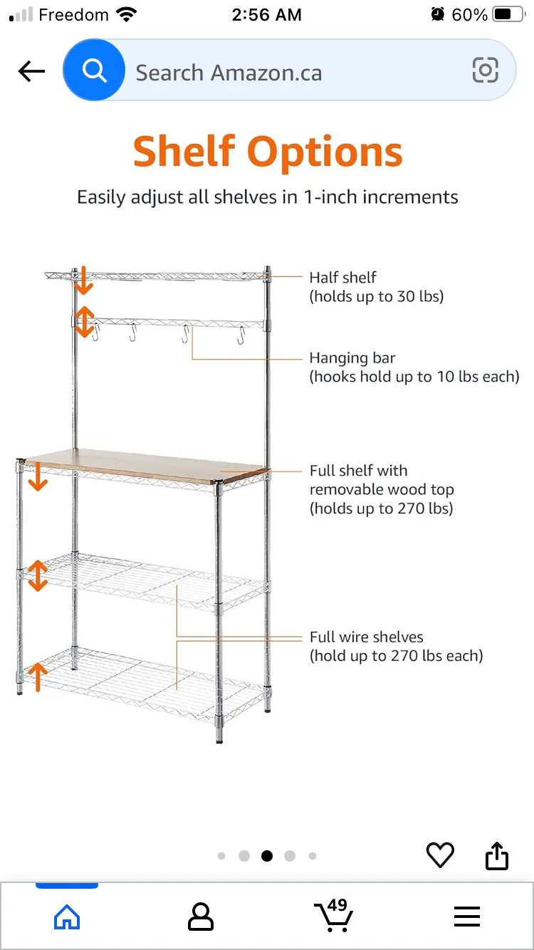Kitchen Baker's Rack image indicator(2)