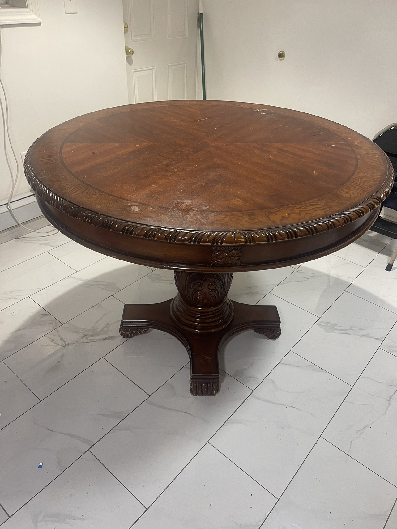 Glass and Metal Coffee Table