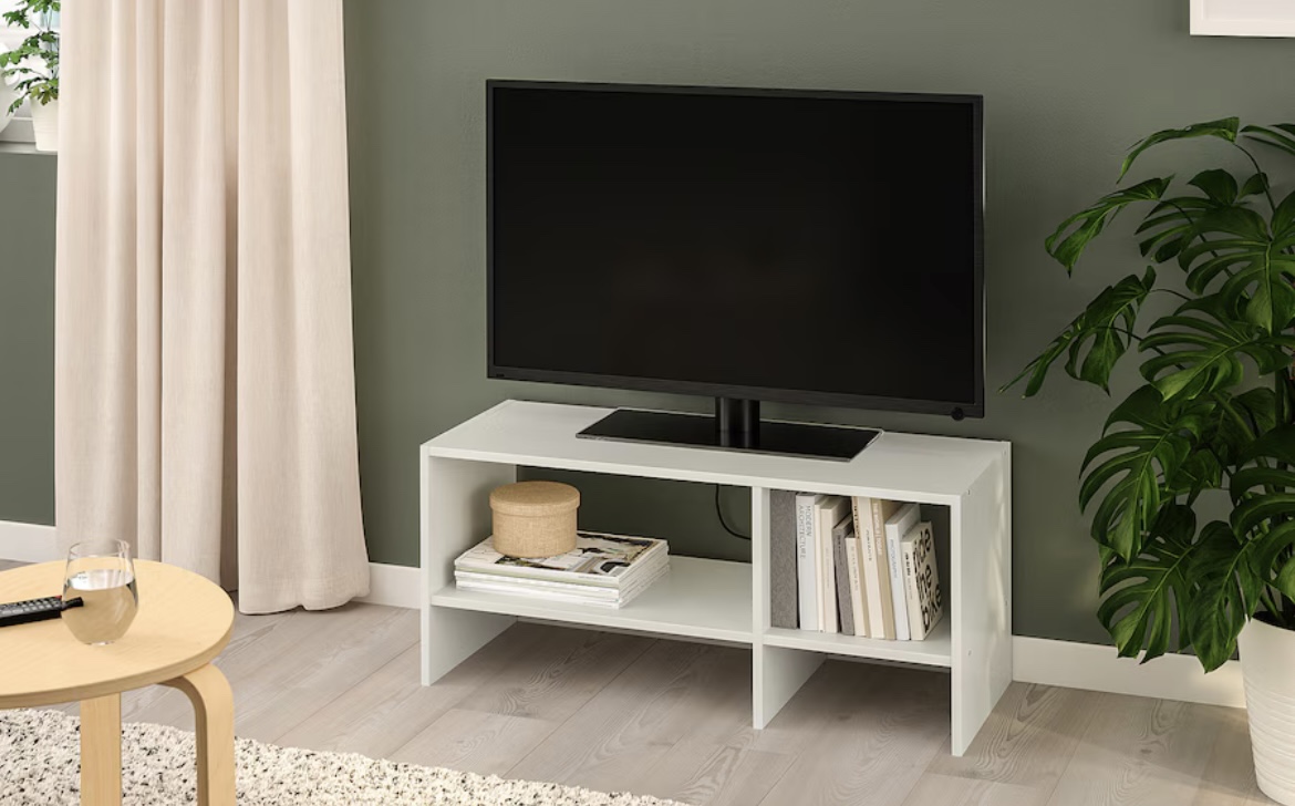 White TV Stand - photo 3