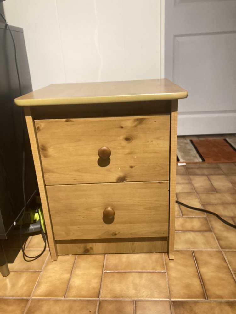 Wooden Nightstand