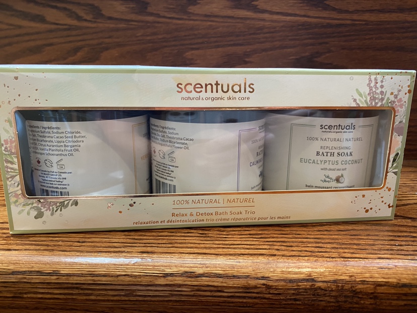 Scentuals Relax & Detox Bath Soak Trio