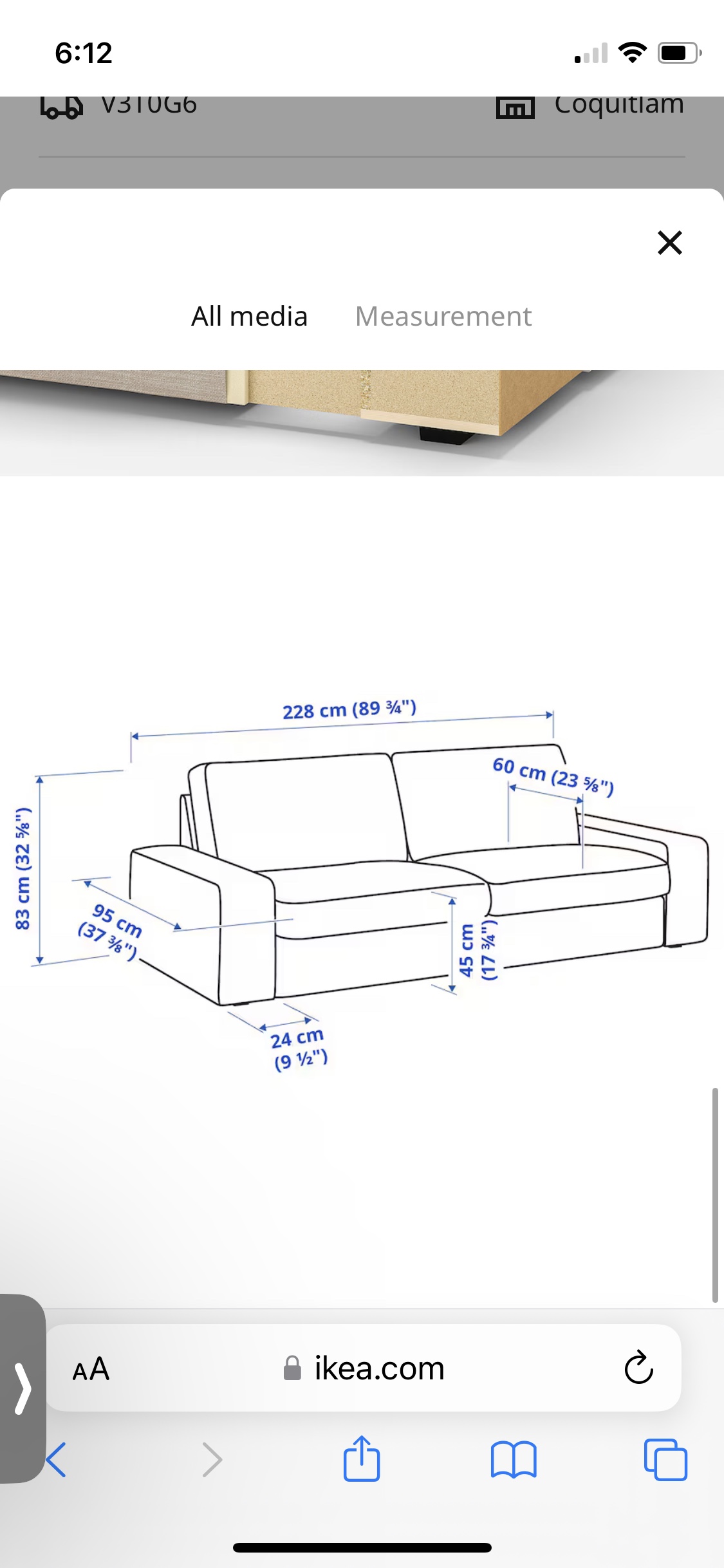 IKEA’s KIVIK Sofa Couch - photo 5