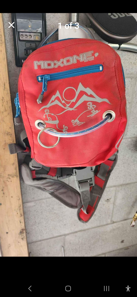 MOXONE Red Hydration Pack #freecycle
