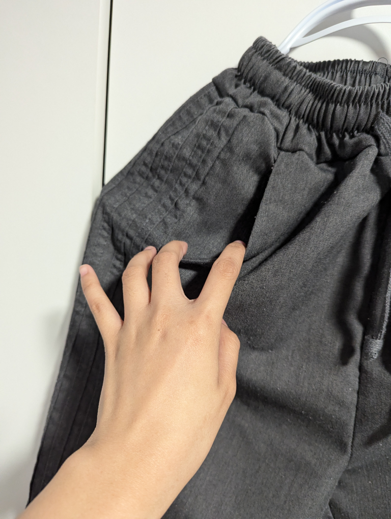 Black Size S Drawstring Pants - photo 3