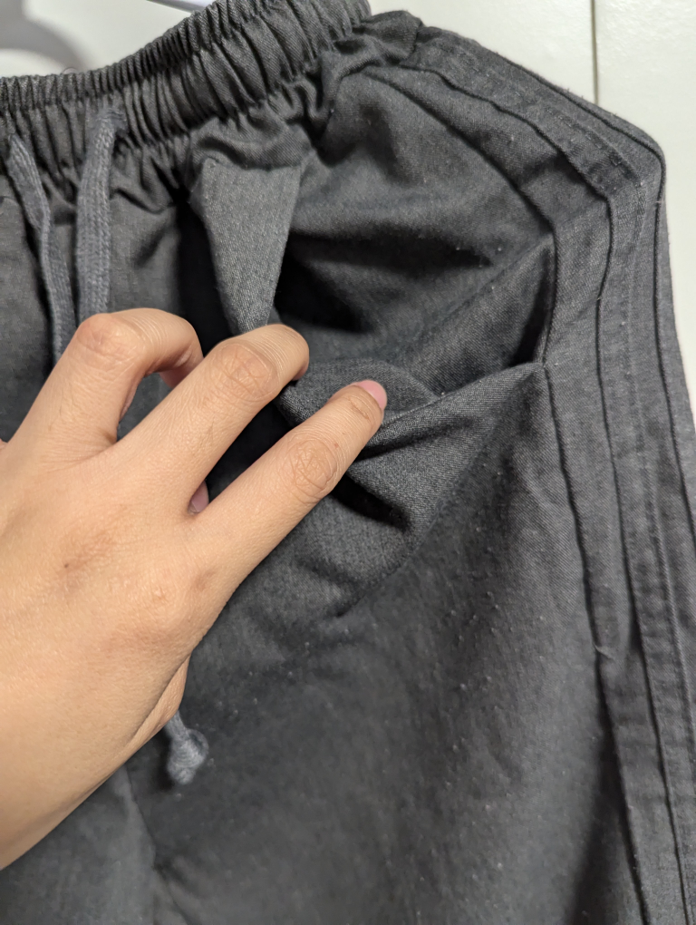 Black Size S Drawstring Pants - photo 4