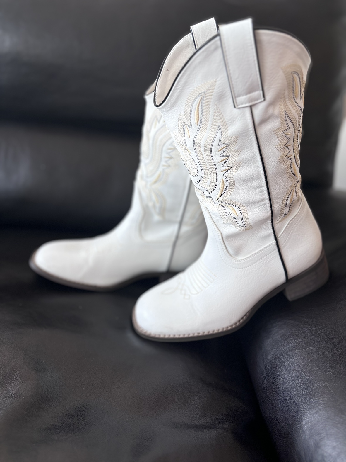 White Cowboy Boots