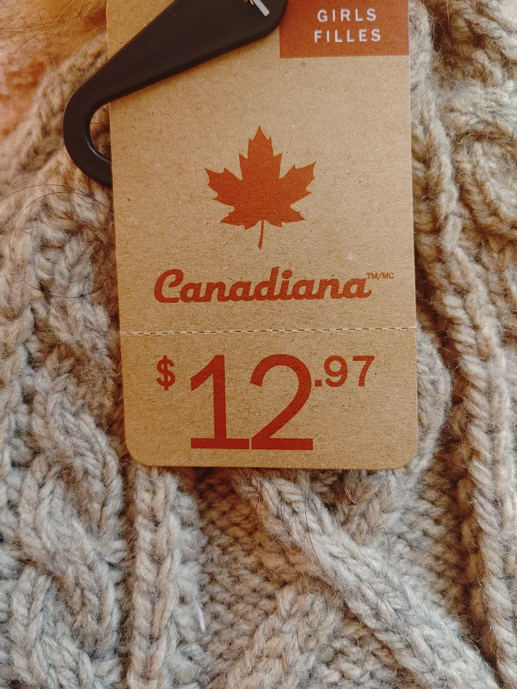 Canadiana Girls Winter Hat thumbnail