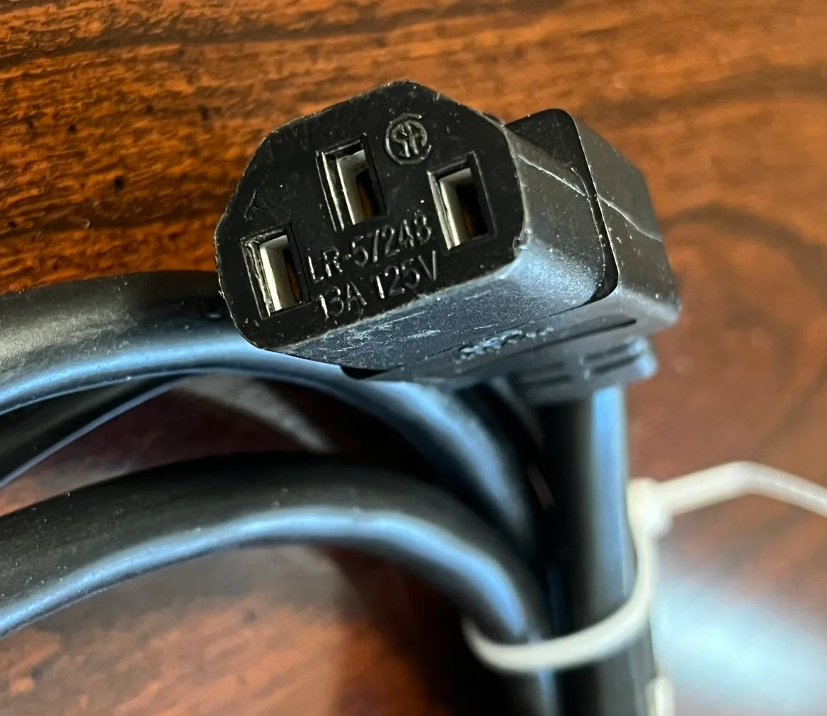 Ching Cheng EL-701 Black Power Cord image indicator(3)