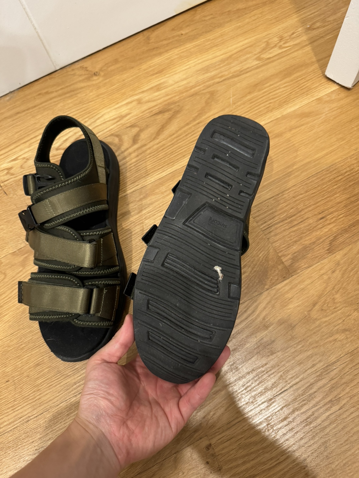 Suicoke x Tom Wood Men's Green Sandals - photo 2