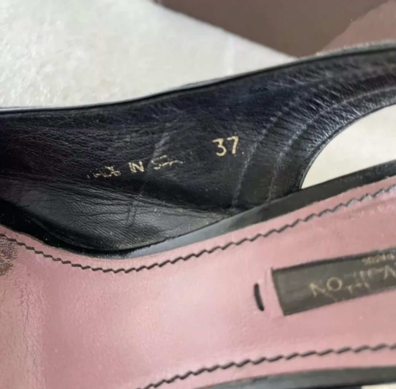 Authentic Louis Vuitton Wedge Sandals size 7.5 image indicator(8)