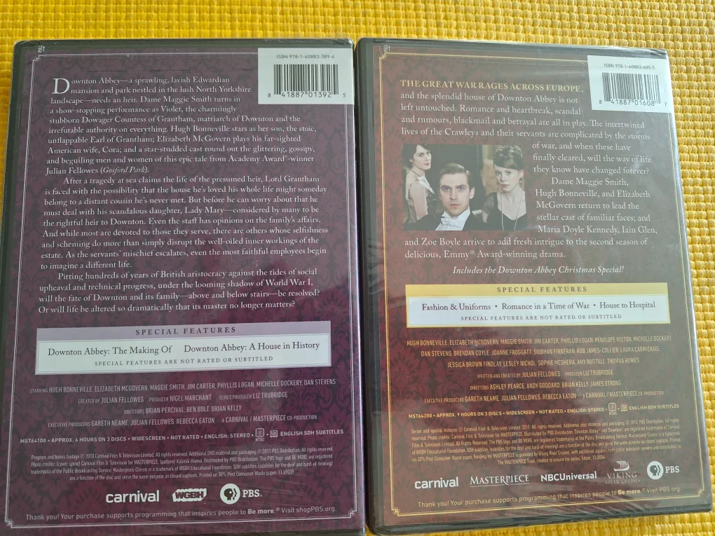Downton Abbey Seasons 1 and 2 DVDs image indicator(2)
