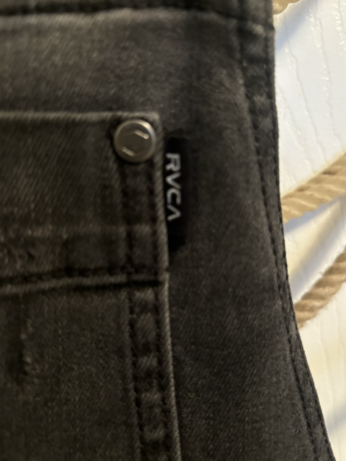 RVCA Black Denim Overalls - photo 3