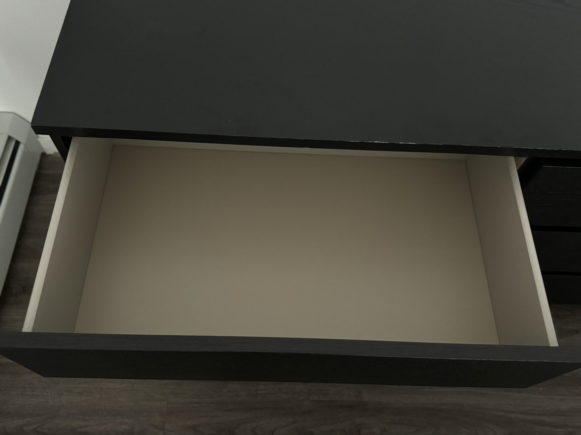 Black 6-Drawer Dresser - photo 4