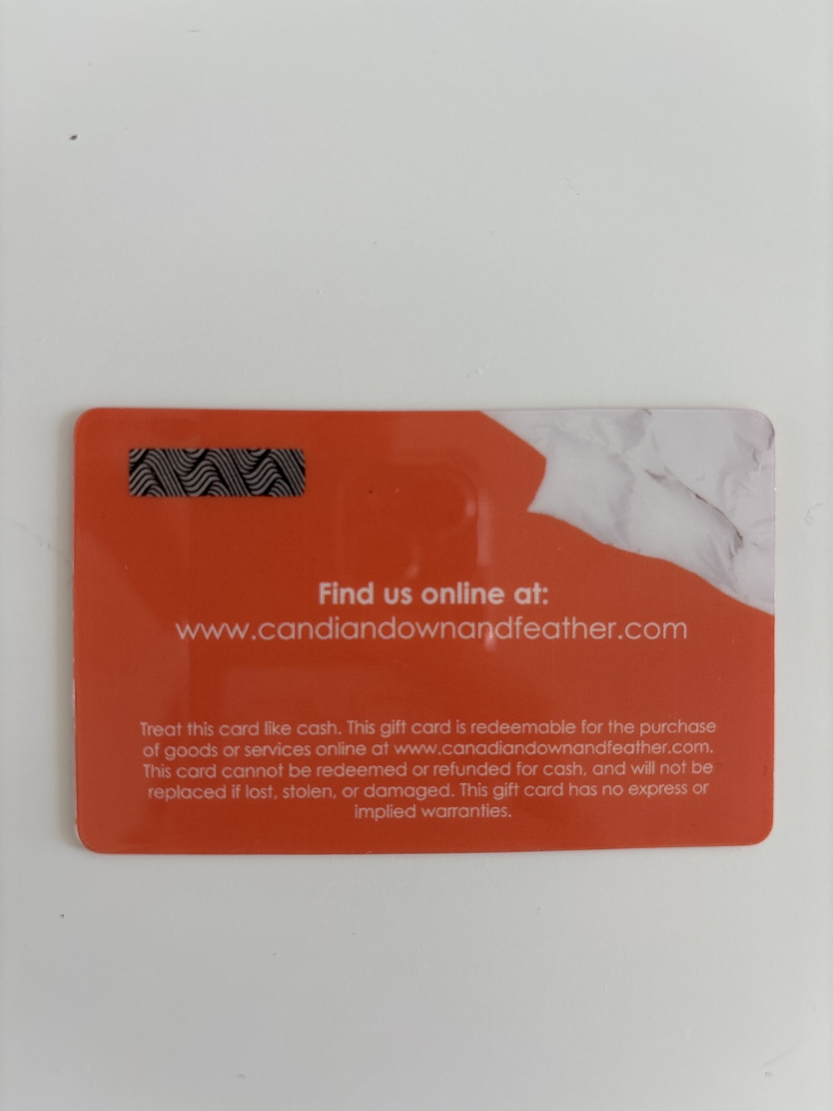 Down & Feather Gift Card $50