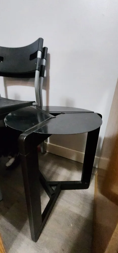 Black Tripod Side Table thumbnail
