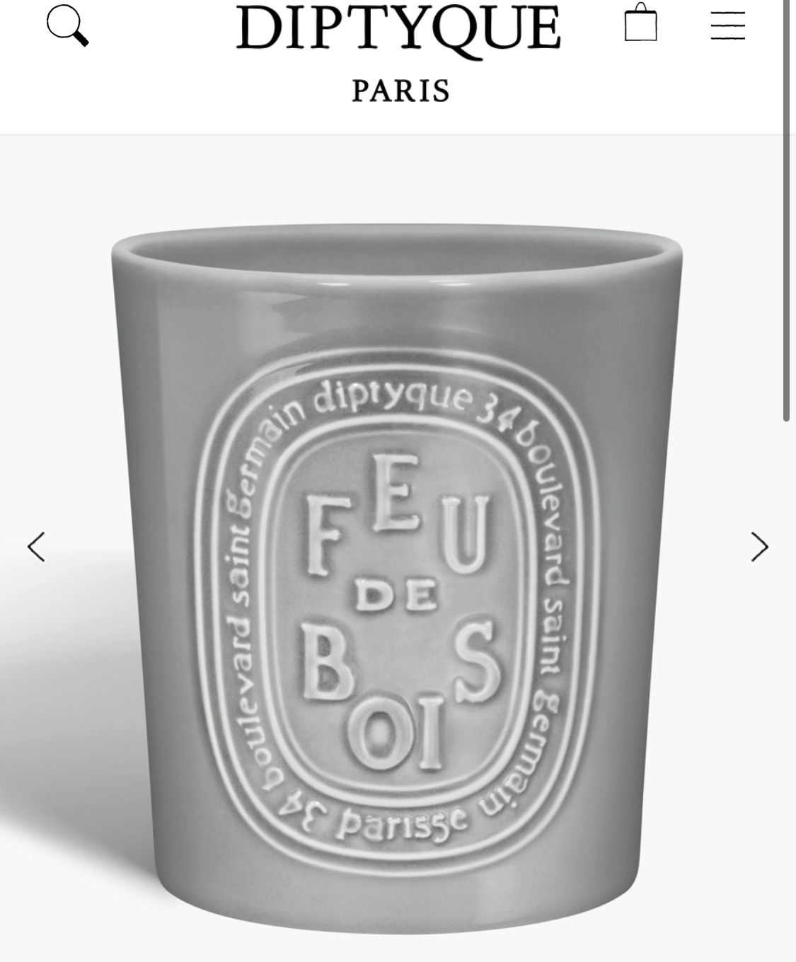 NEW Diptyque Feu de Bois medium 300g and large 600g Candles - photo 5