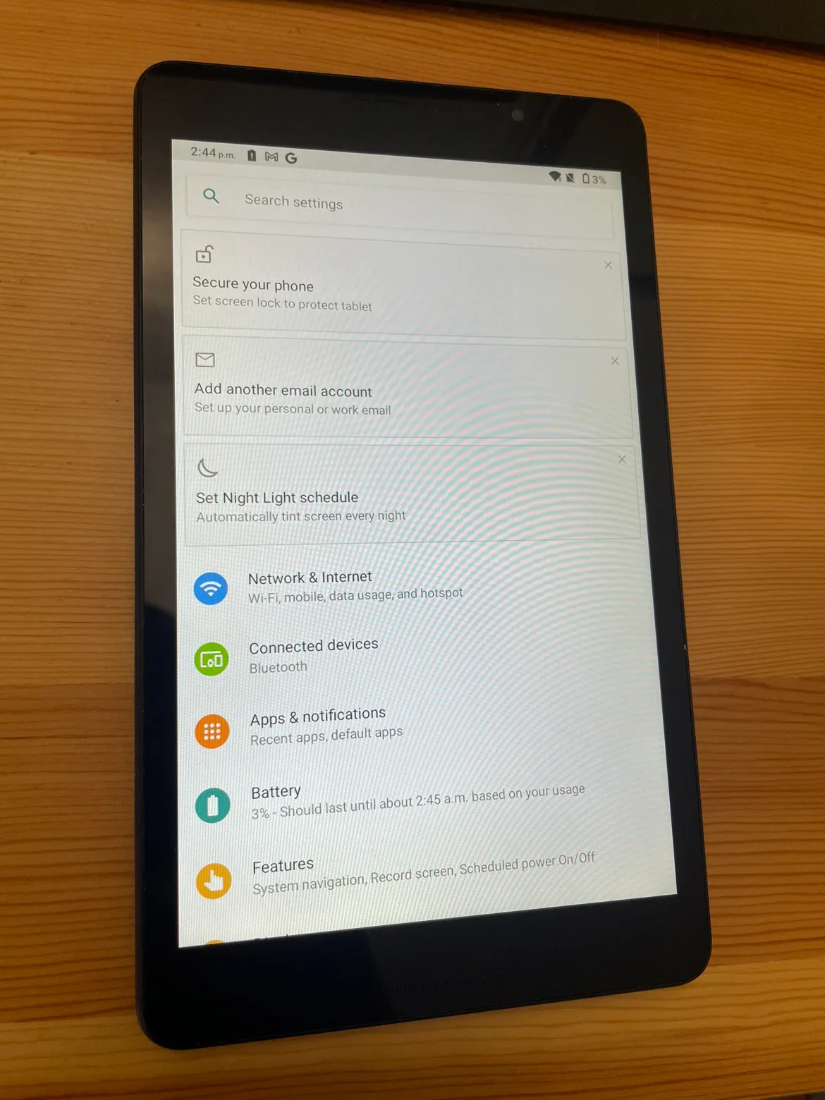 Android Tablet ZTE image indicator(3)