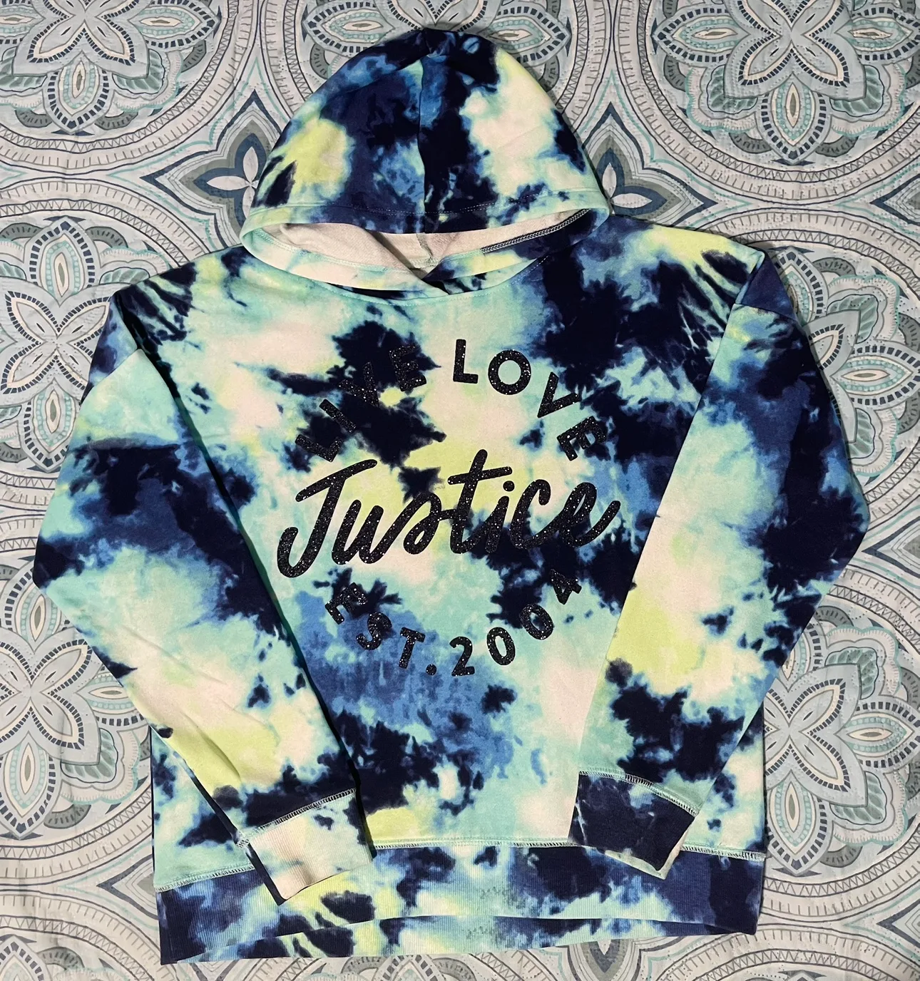 Justice Tie Dye Hoodie image indicator(5)