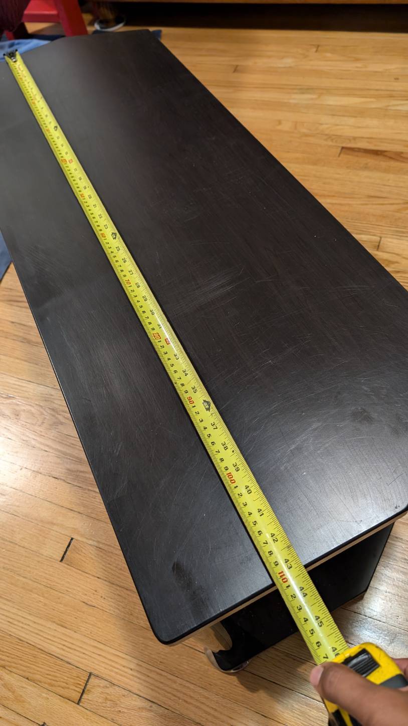 TV Stand - Black with Chrome Accents - photo 4