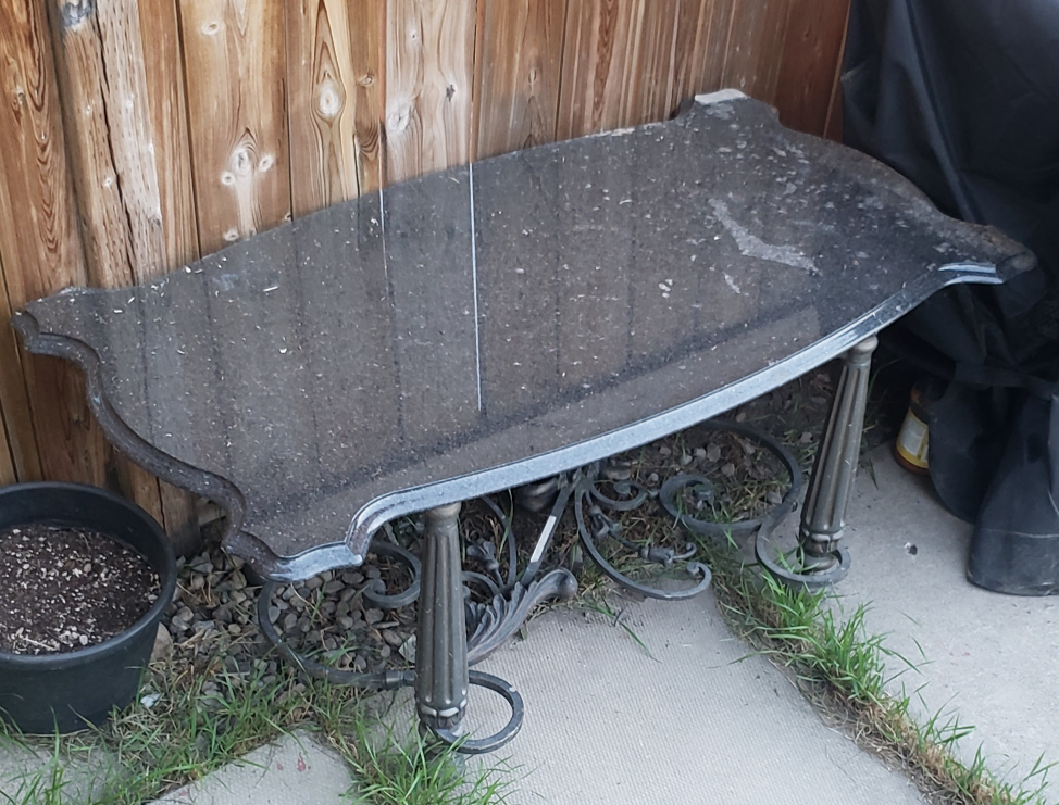 Stone Top Coffee Table