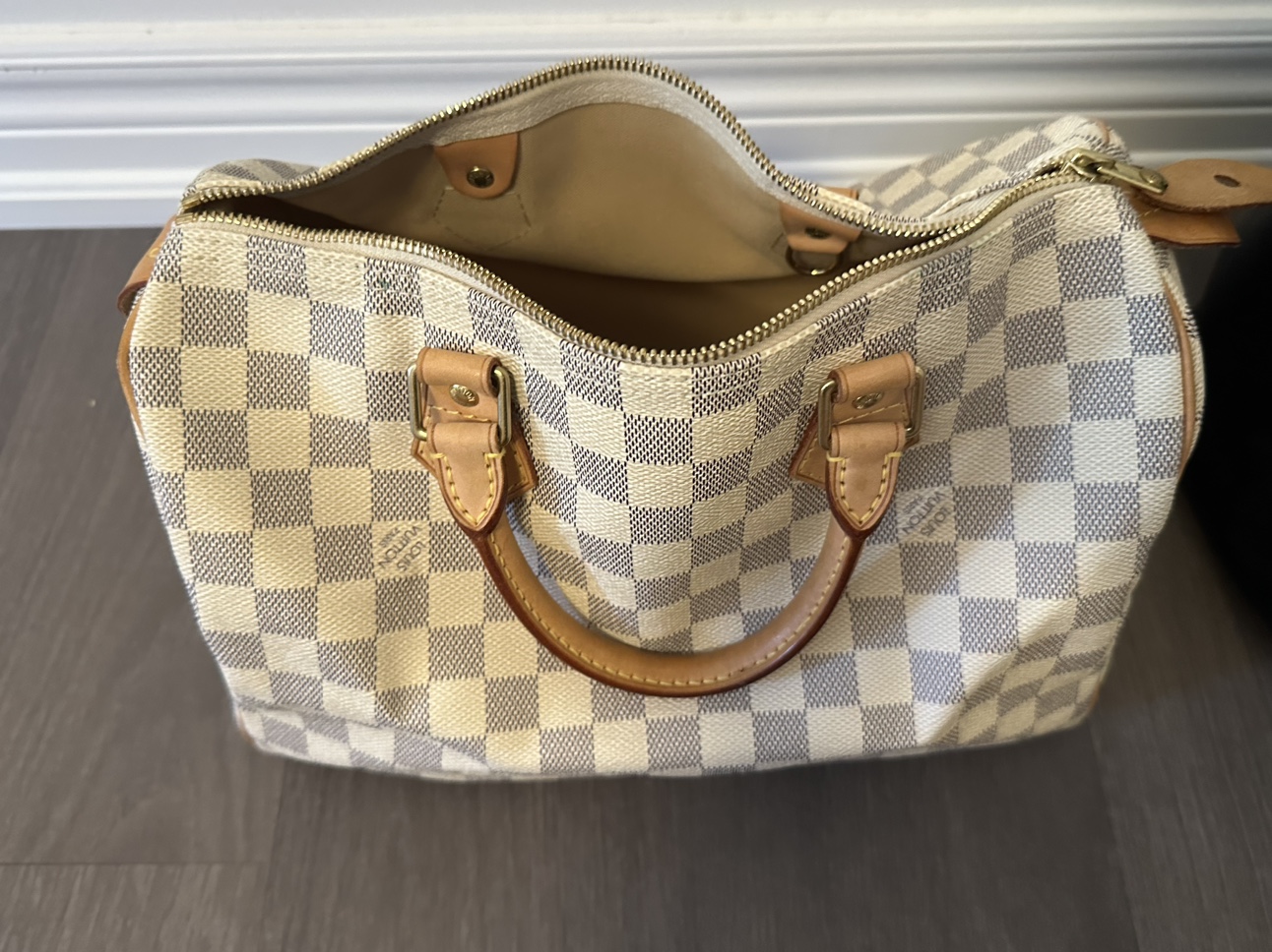 Vintage LOUIS VUITTON Speedy 30 (Damier Azur) - photo 5