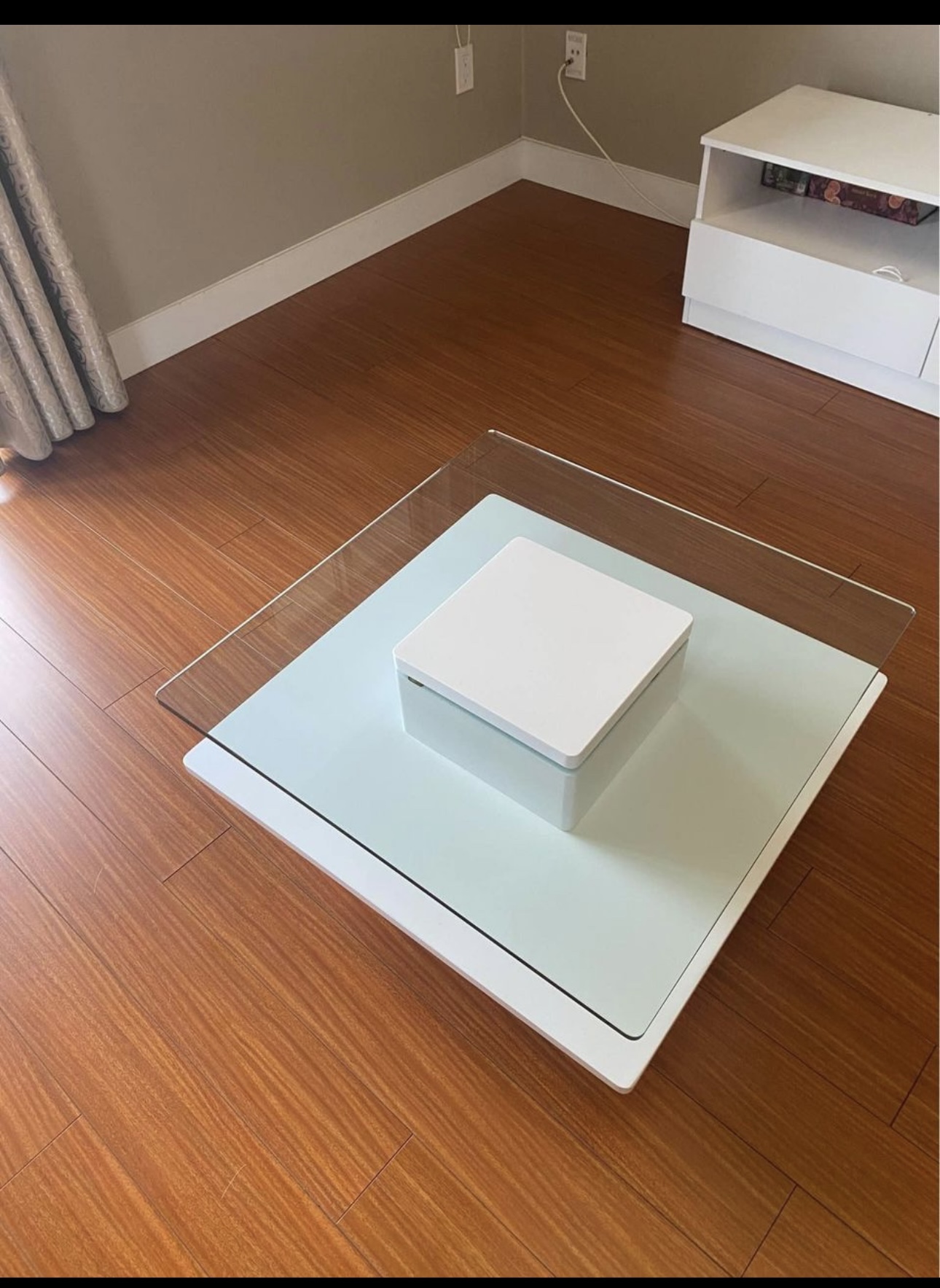 Glass Top Coffee Table