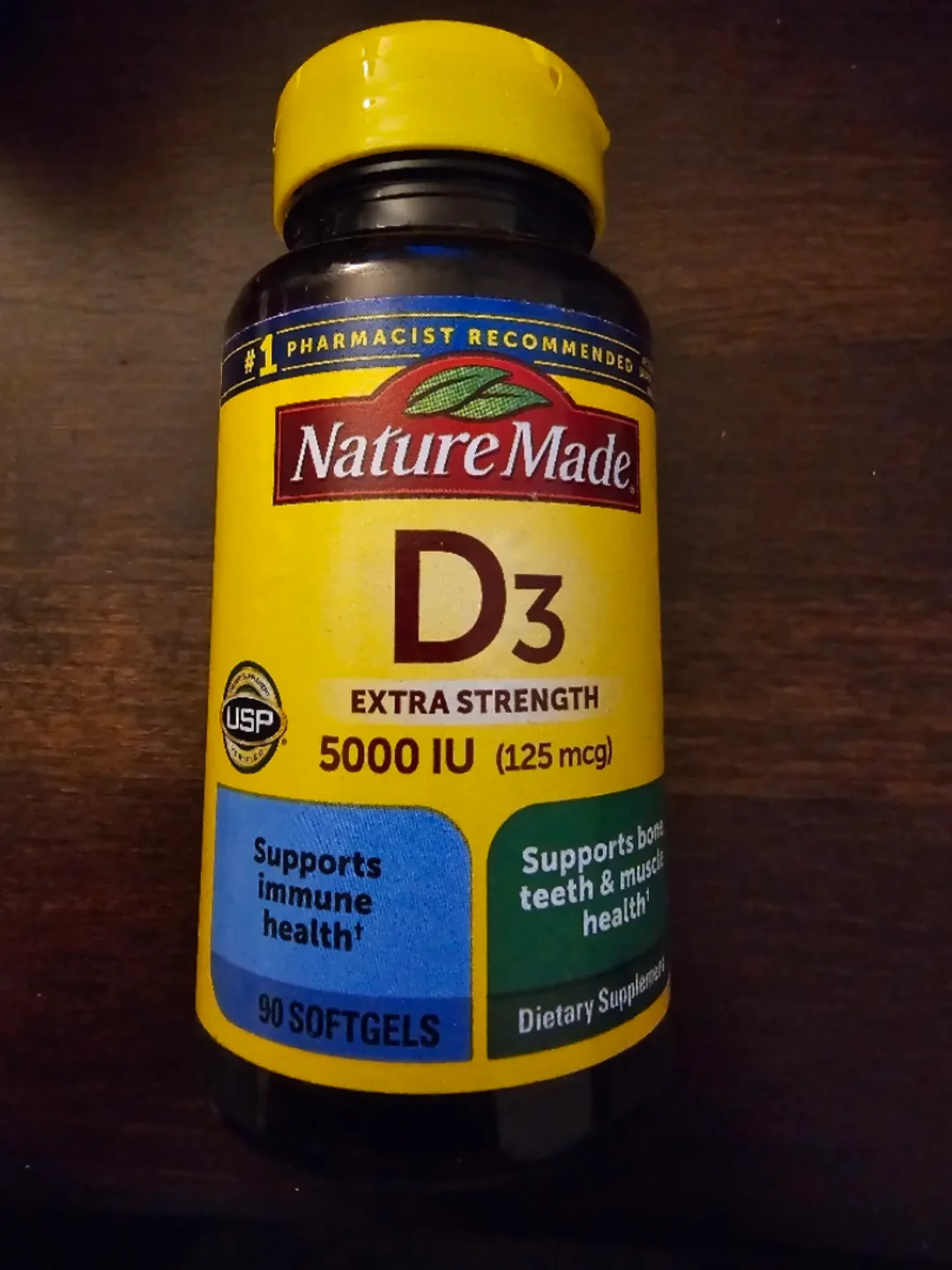 Nature Made Vitamin E3 & D3 5000 IU + Cold sore treatment gel image indicator(3)