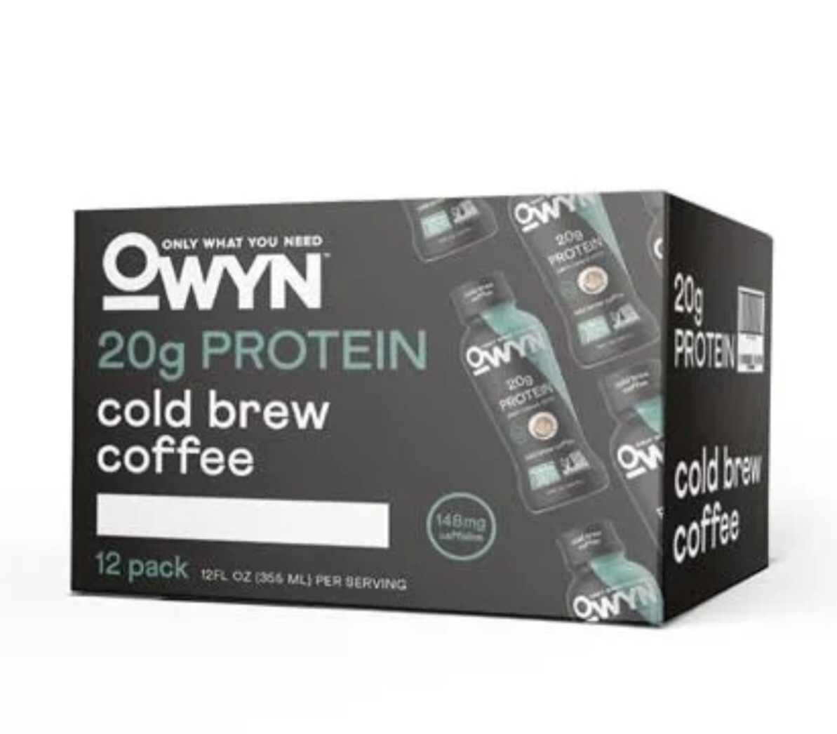 OWYN 20g Protein Cold Brew Coffee, 12 Pack