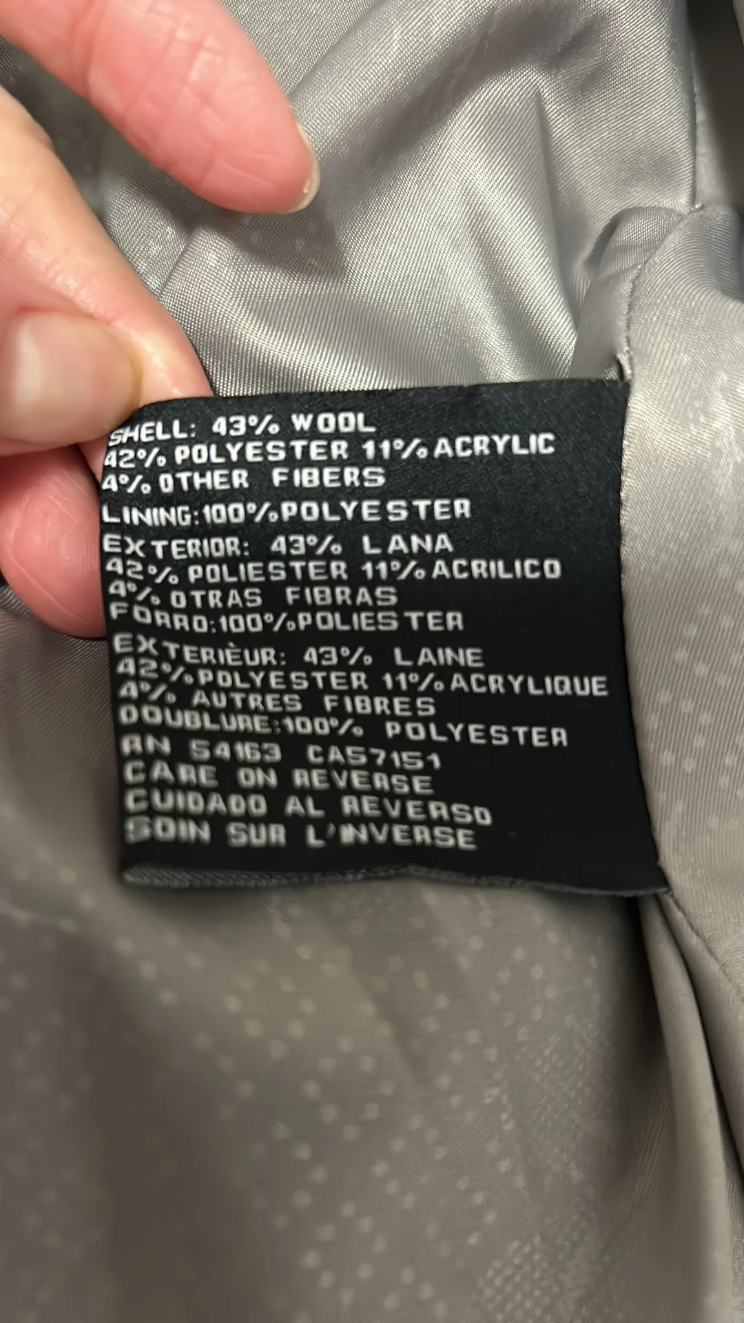 Jessica Simpson Grey wool Coat image indicator(10)