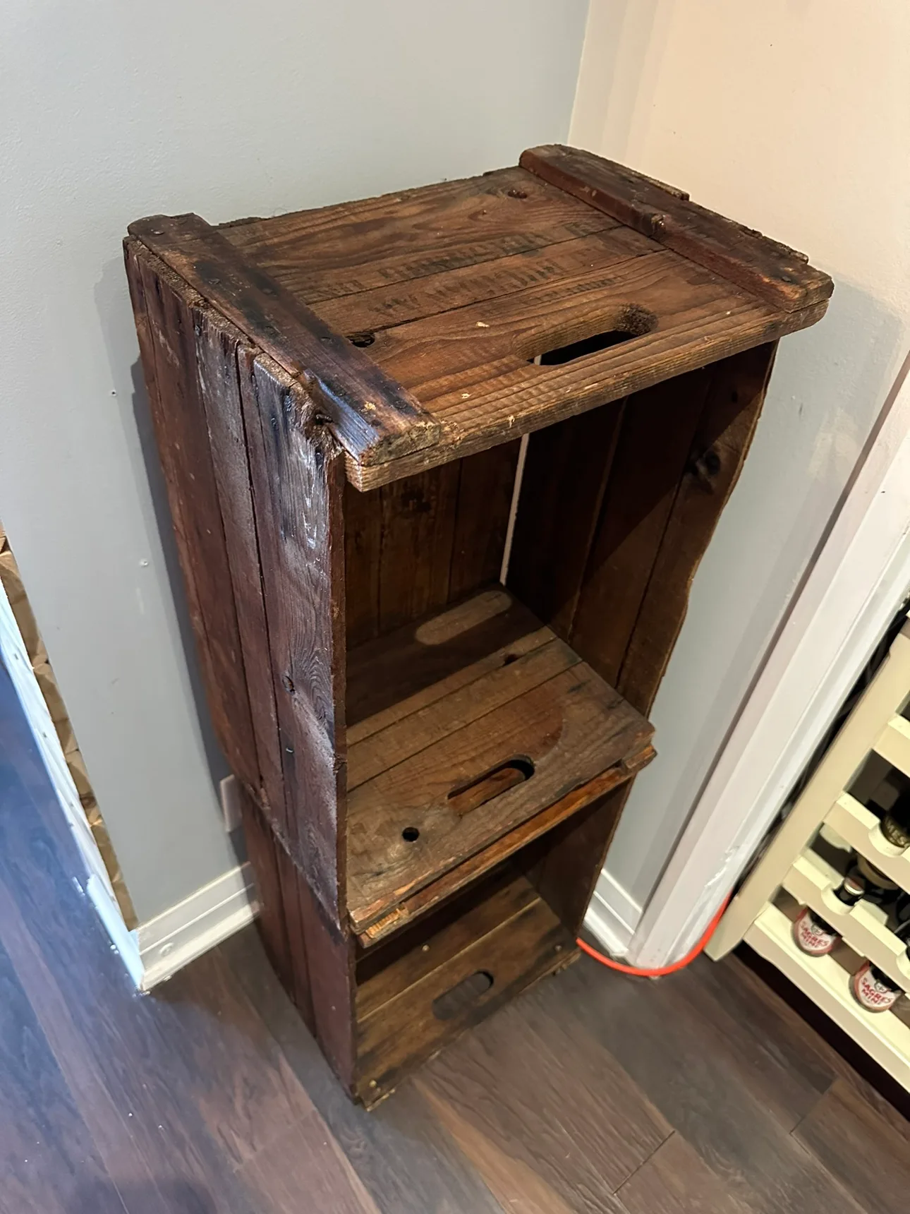 Vintage Wooden Crate Set $65 for the pair thumbnail