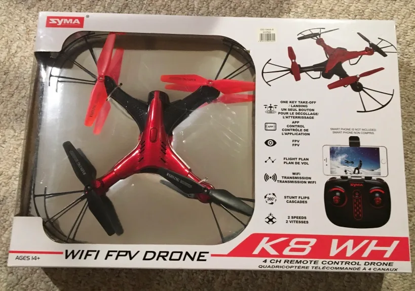 SYMA K8 WH WiFi FPV Drone thumbnail