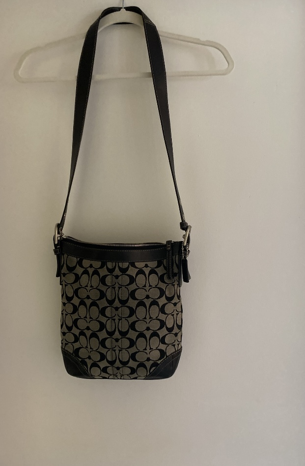 Coach Handbag Slim Duffle F12327  Adjustable Strap Purse