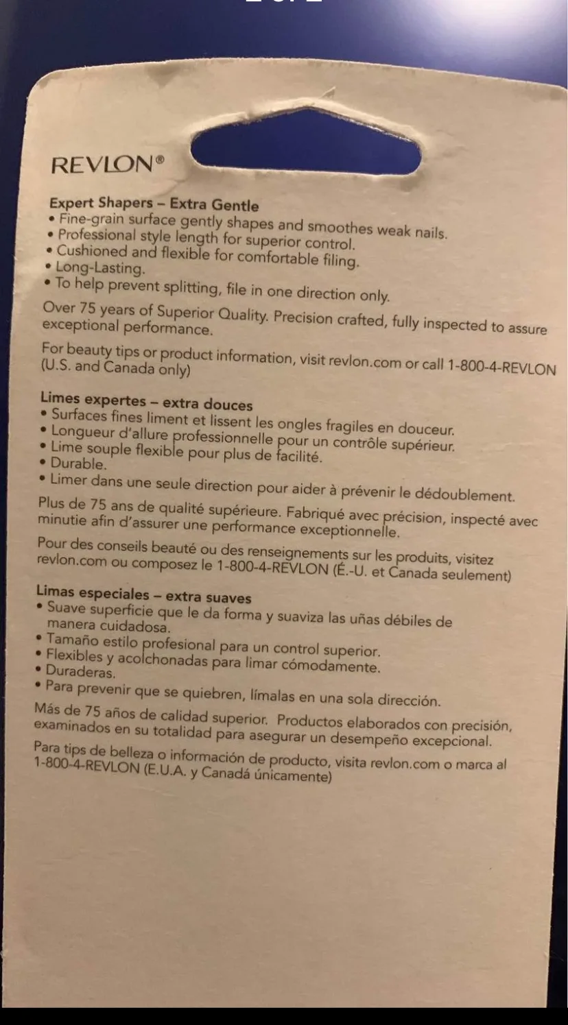 🥕Revlon Expert Shapers - Extra Gentle Nail Files image indicator(2)