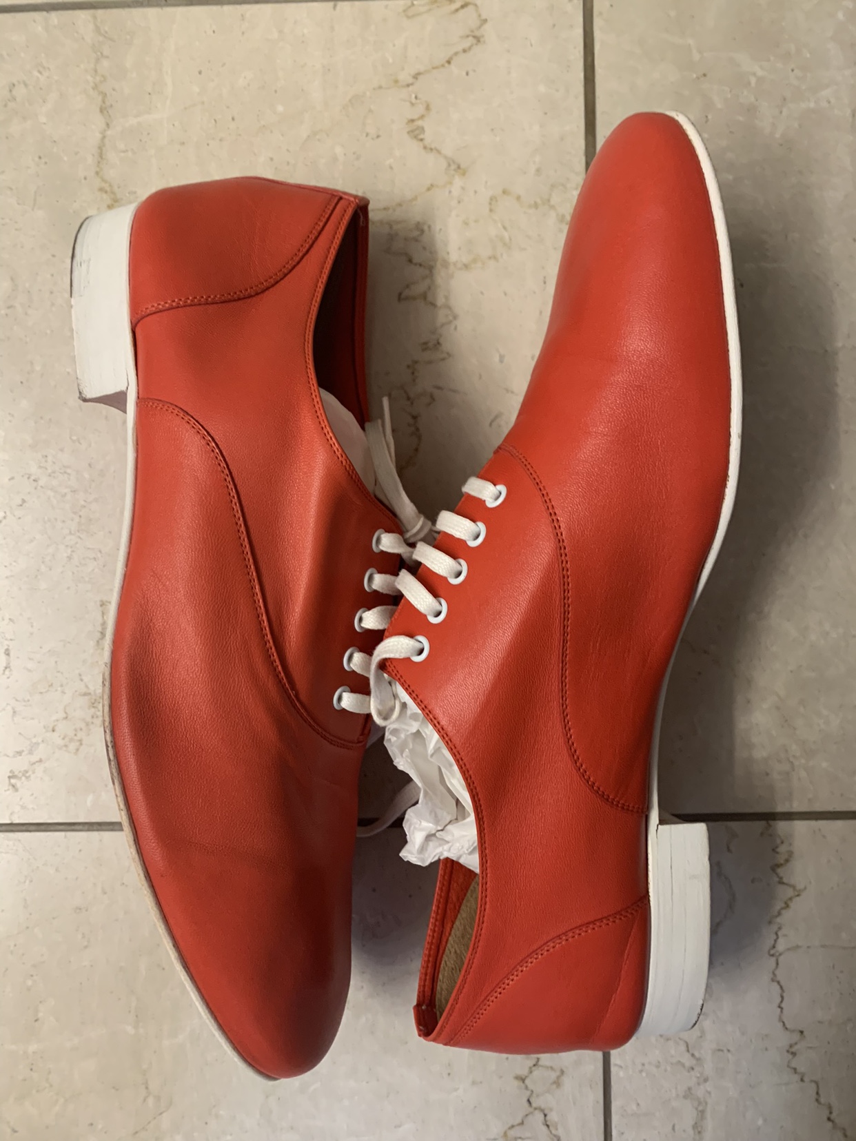 Christian Louboutin men’s Red Leather Dress Shoes size 42 EU - photo 2