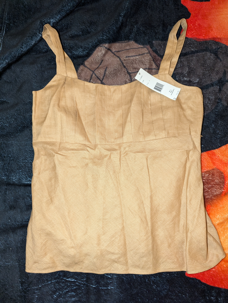 Lafayette 148 New York 100% Linen Tank Top w/tag - Size 4
