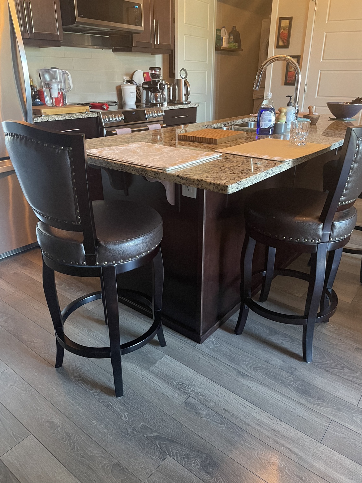 Set of 3 Bar Stools - photo 3