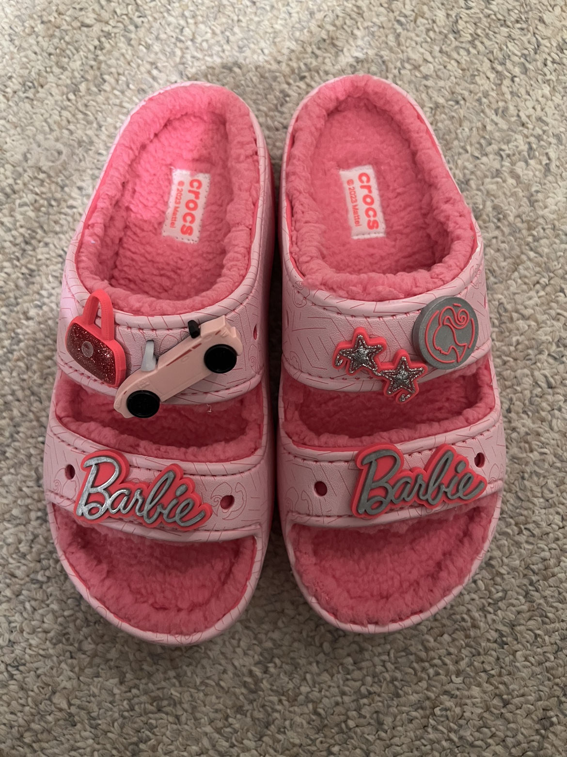 Barbie Crocs Slides