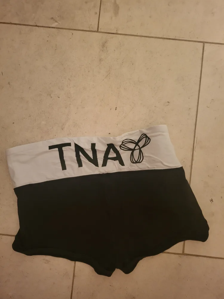 TNA Black and White Running Shorts image indicator(2)