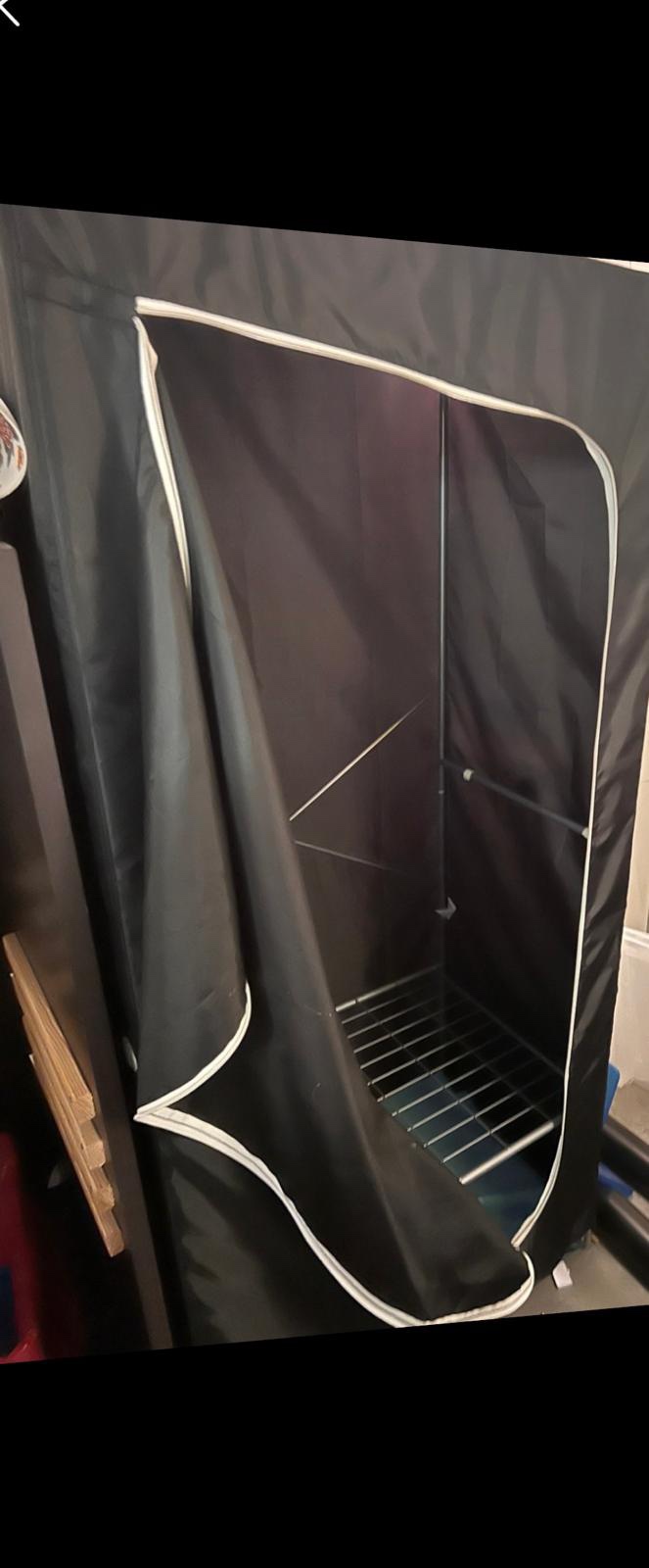 Black Fabric Closet Organizer