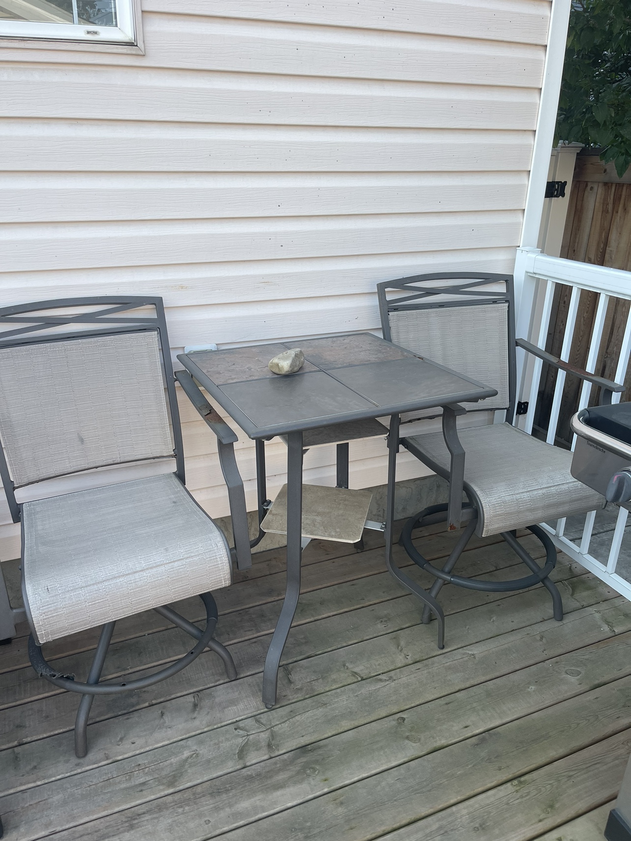 Patio Table and Two Chairs