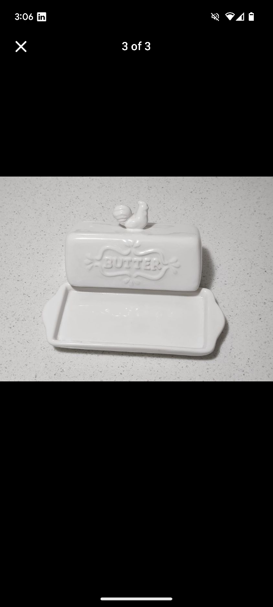 Ceramic Butter Dish