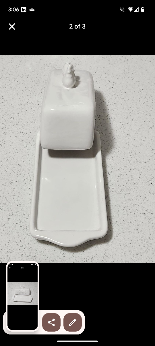 Ceramic Butter Dish - photo 2