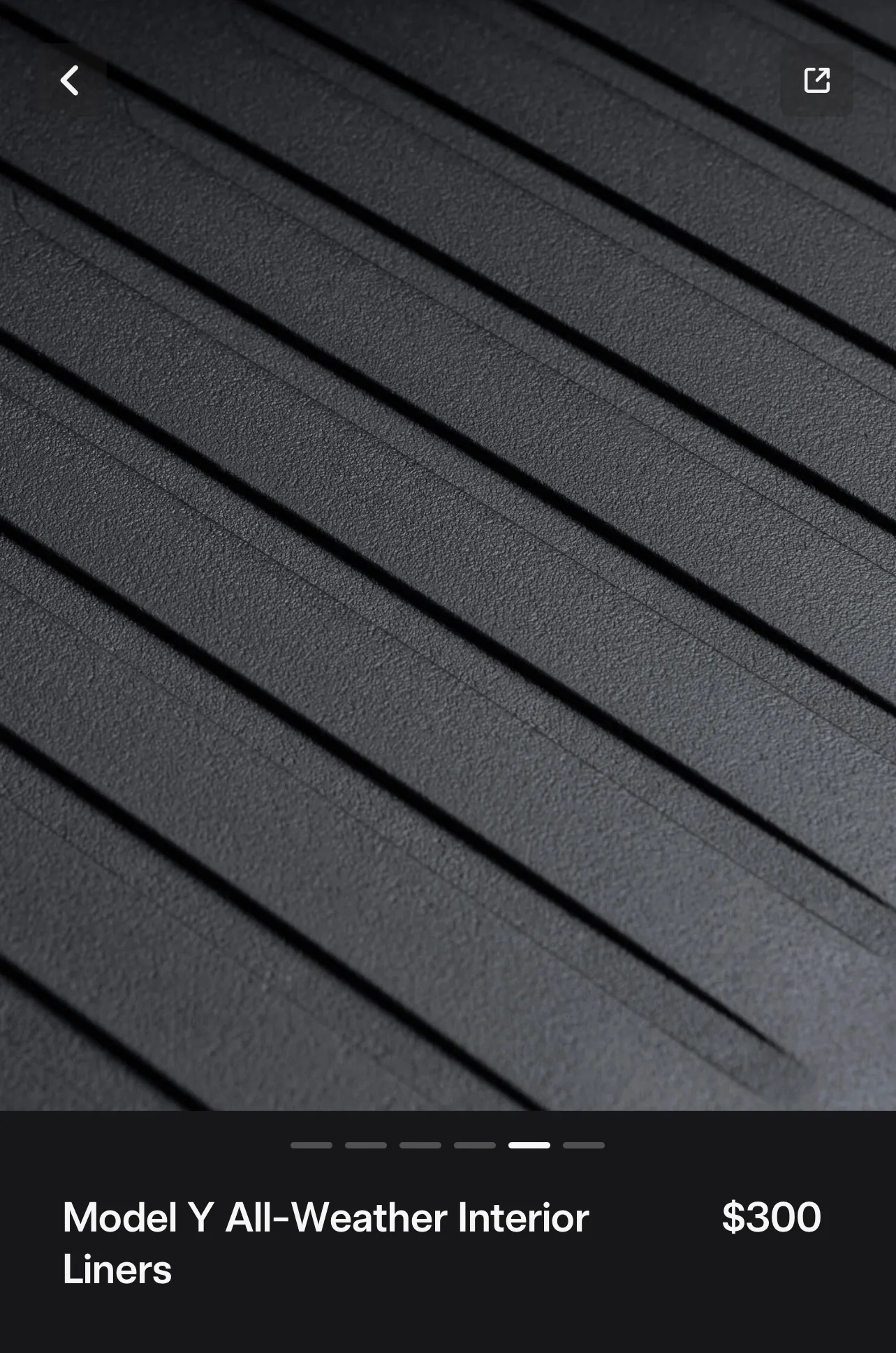 Tesla Model Y All-Weather Floor Mats image indicator(5)