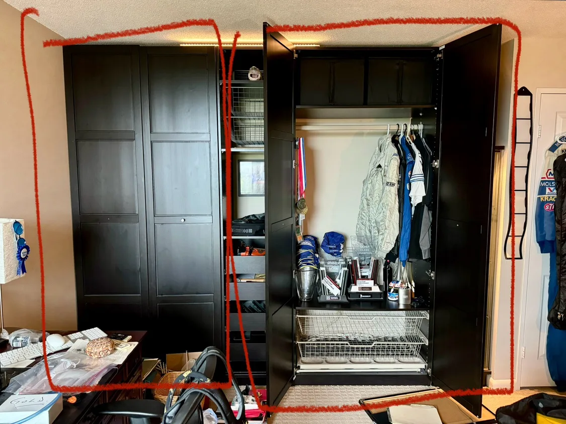 IKEA PAX Wardrobe - 2 for $150!! image indicator(2)