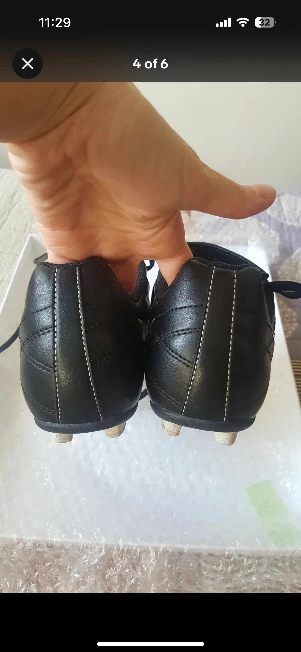 Nike Soccer Athletic Shoes 5.5Y Cleats Sneakers Kids Youth 🧡 image indicator(4)