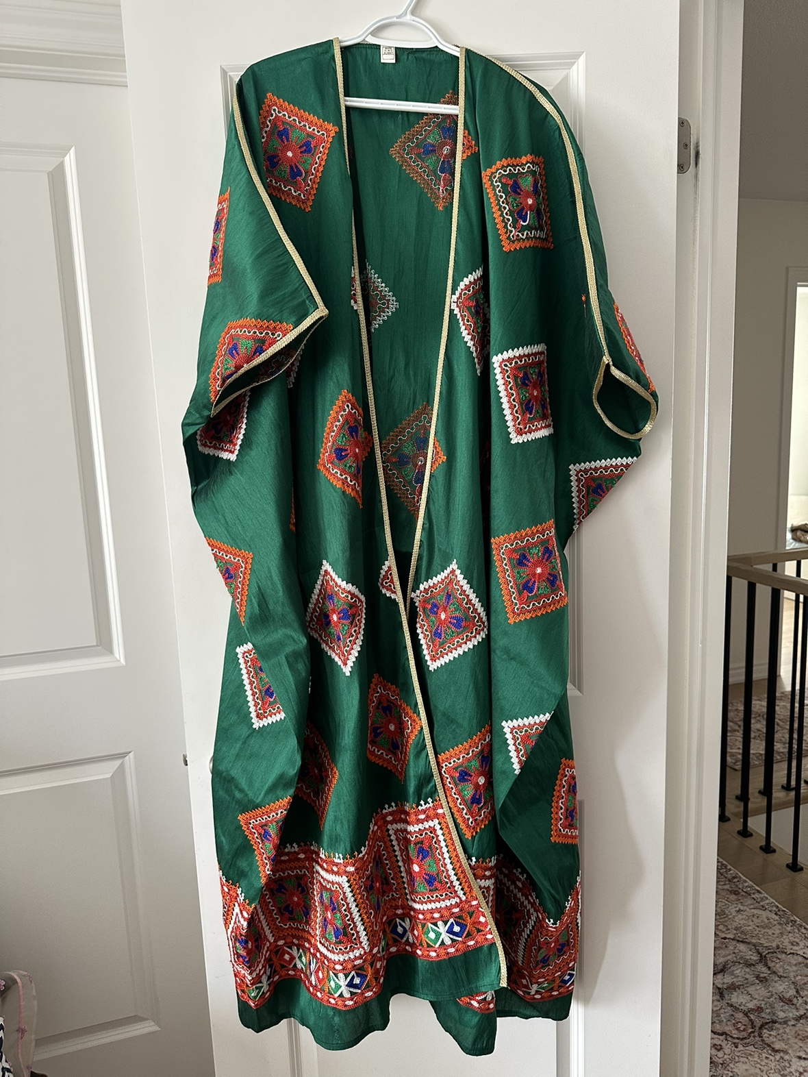 Green Embroidered Kimono - photo 2
