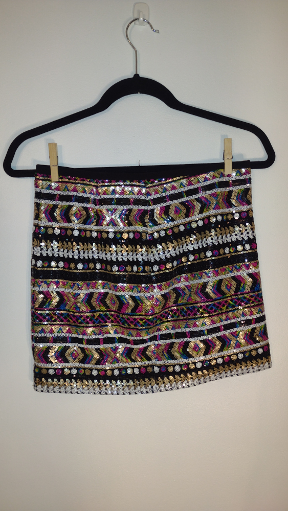 Sequin Mini Skirt